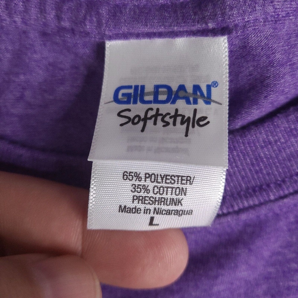Easton Pennsylvania Farmers‎ Market T-Shirt Womens Large Purple Sunflower - Picture 4 of 10